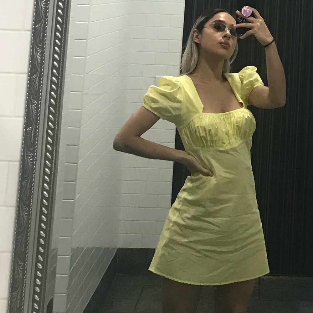 Yellow Dainty Summer Dress